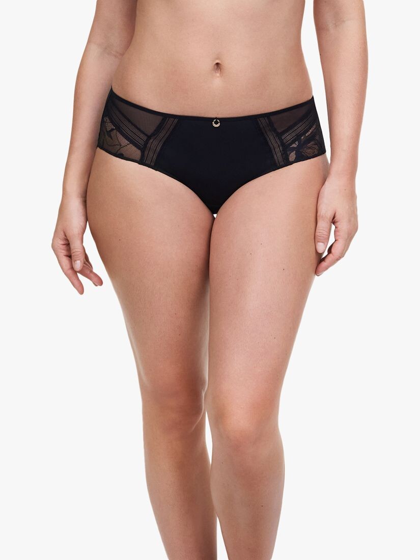 

Короткие трусики Chantelle True Lace, черные