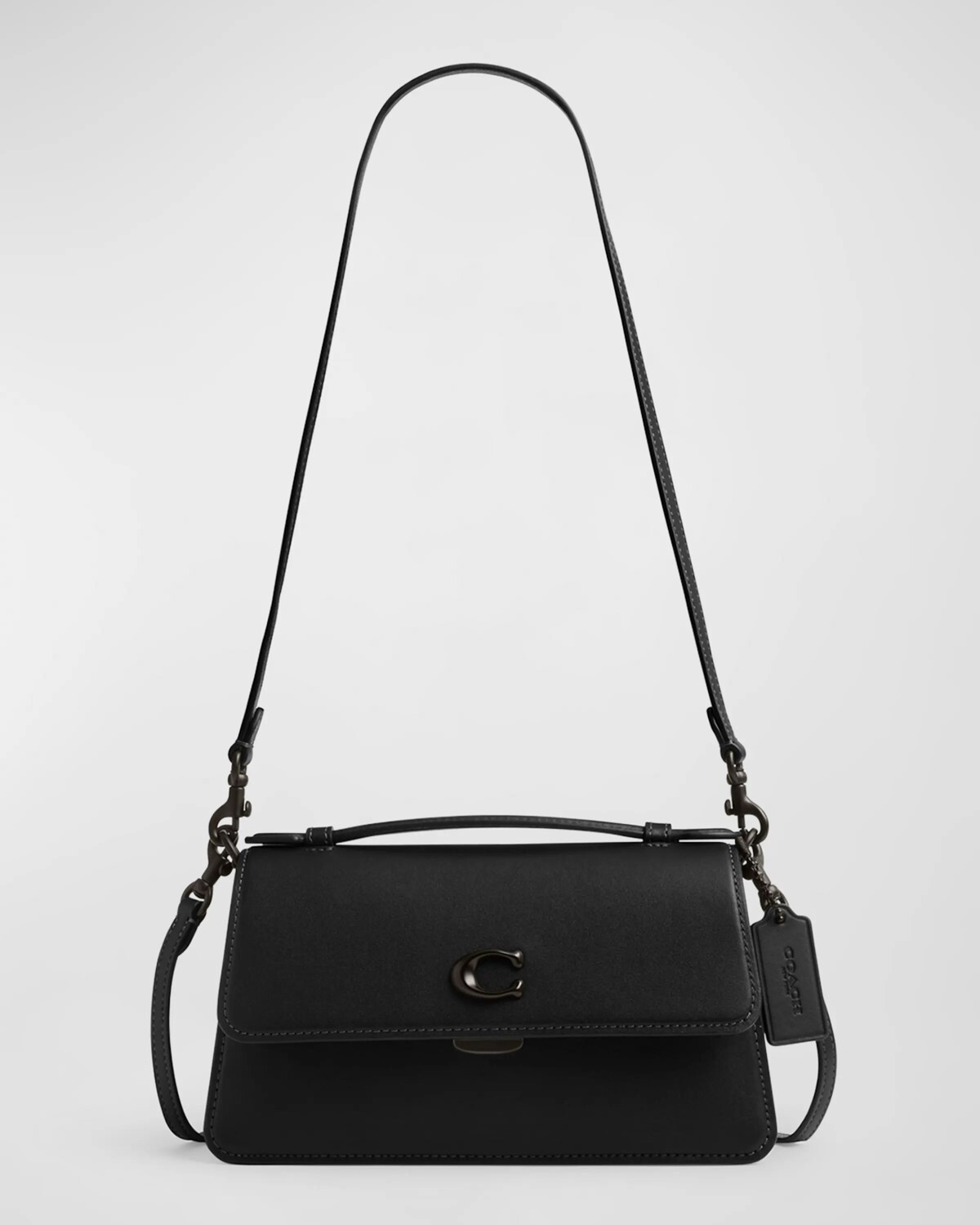 

Сумка на плечо Juno из кожи перчаточного дубления Coach, цвет Black