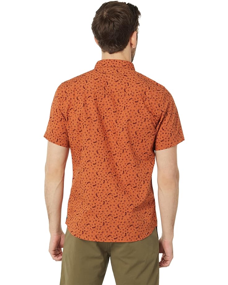цена Рубашка Toad&Co Fletch Short Sleeve Shirt, цвет Rust Bigfoot Print