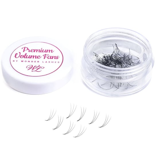 

Мм Wonder Lashes, Volume Fans 3D Loose Lashes, C, 12, WonderLashes