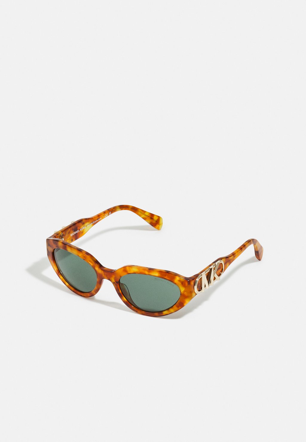 Солнцезащитные очки Empire Oval Michael Kors, цвет amber tortoise