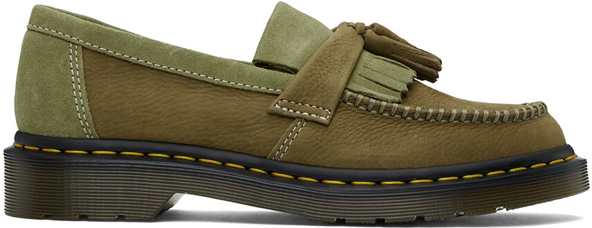 

Зеленые лоферы с кисточками Adrian Dr. Martens