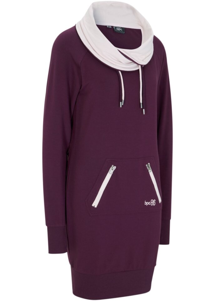 

Длинный свитшот с вискозой Bpc Bonprix Collection, фиолетовый