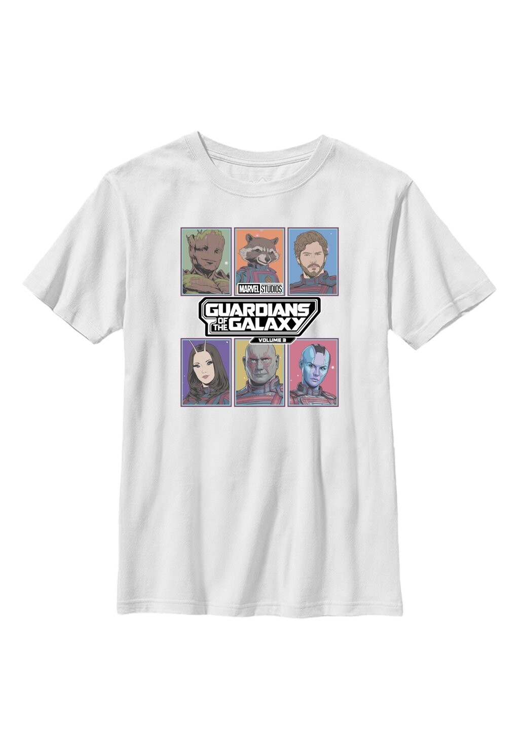 

футболка с принтом Guardians Of The Galaxy Vol. 3 Pastel Boxes Marvel, белый
