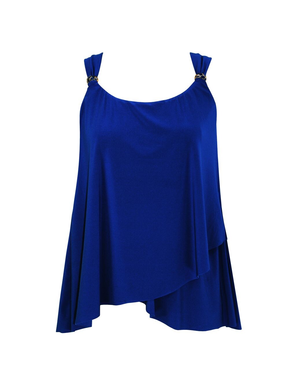 

Топ танкини Razzle Dazzle Plus Miraclesuit Swim, Plus Size, синий