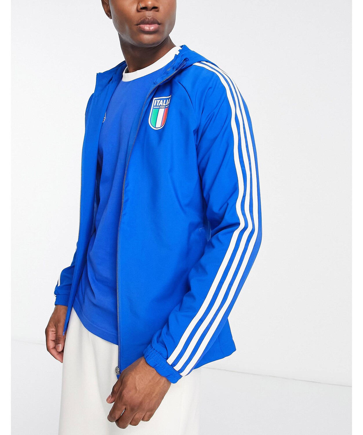 

Синяя ветровка adidas Football Italy FIGC adidas performance
