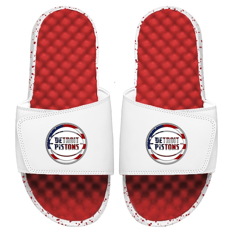 

Шлепанцы ISlide Detroit Pistons, красный