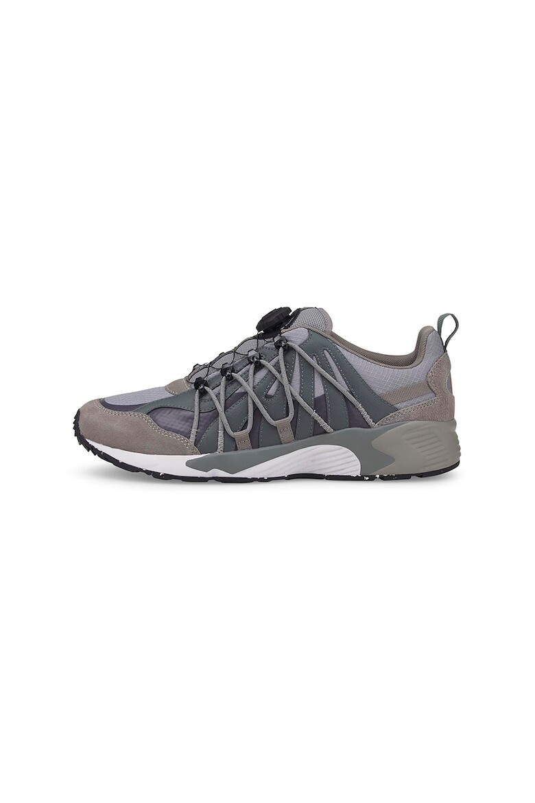 

Туфли Prevail Disc из кожи и замши Puma, серый