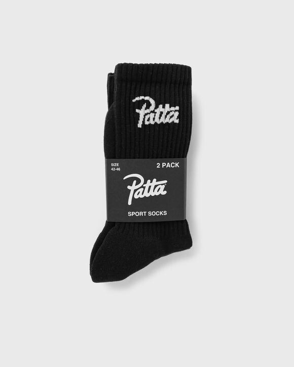 

Носки Patta Script Logo Sport Socks (2-Pack), черный