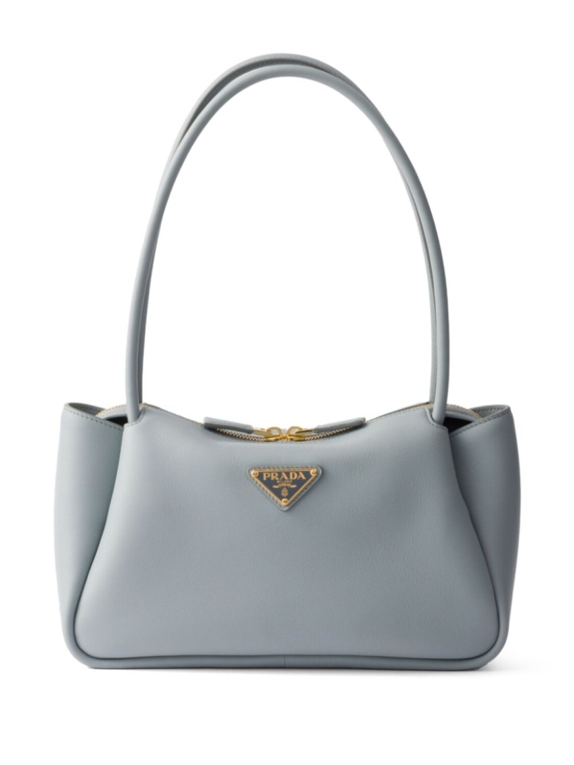 

Кожаная сумка среднего размера Prada, синий