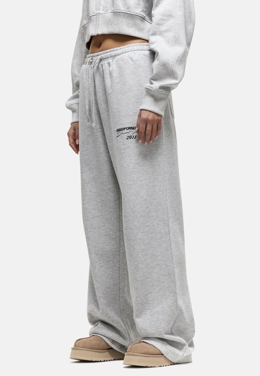 

Спортивные брюки FOREVER GREY MARL WIDE LEG JOGGERS Good For Nothing, серый