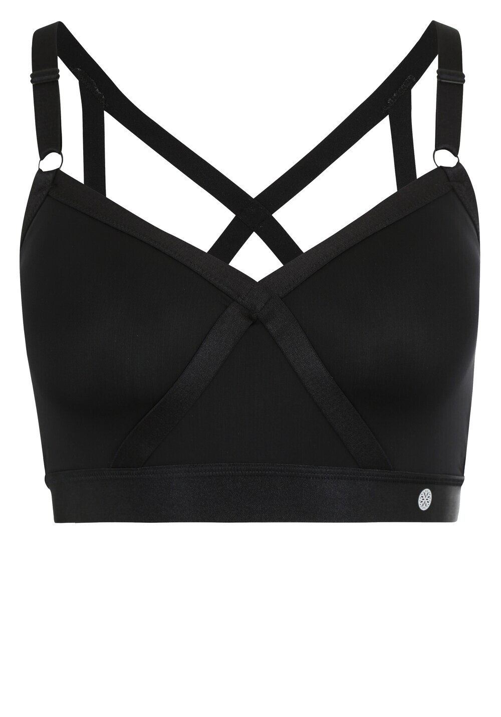 

Спортивный бюстгальтер без косточек Athlecia Peony, черный
