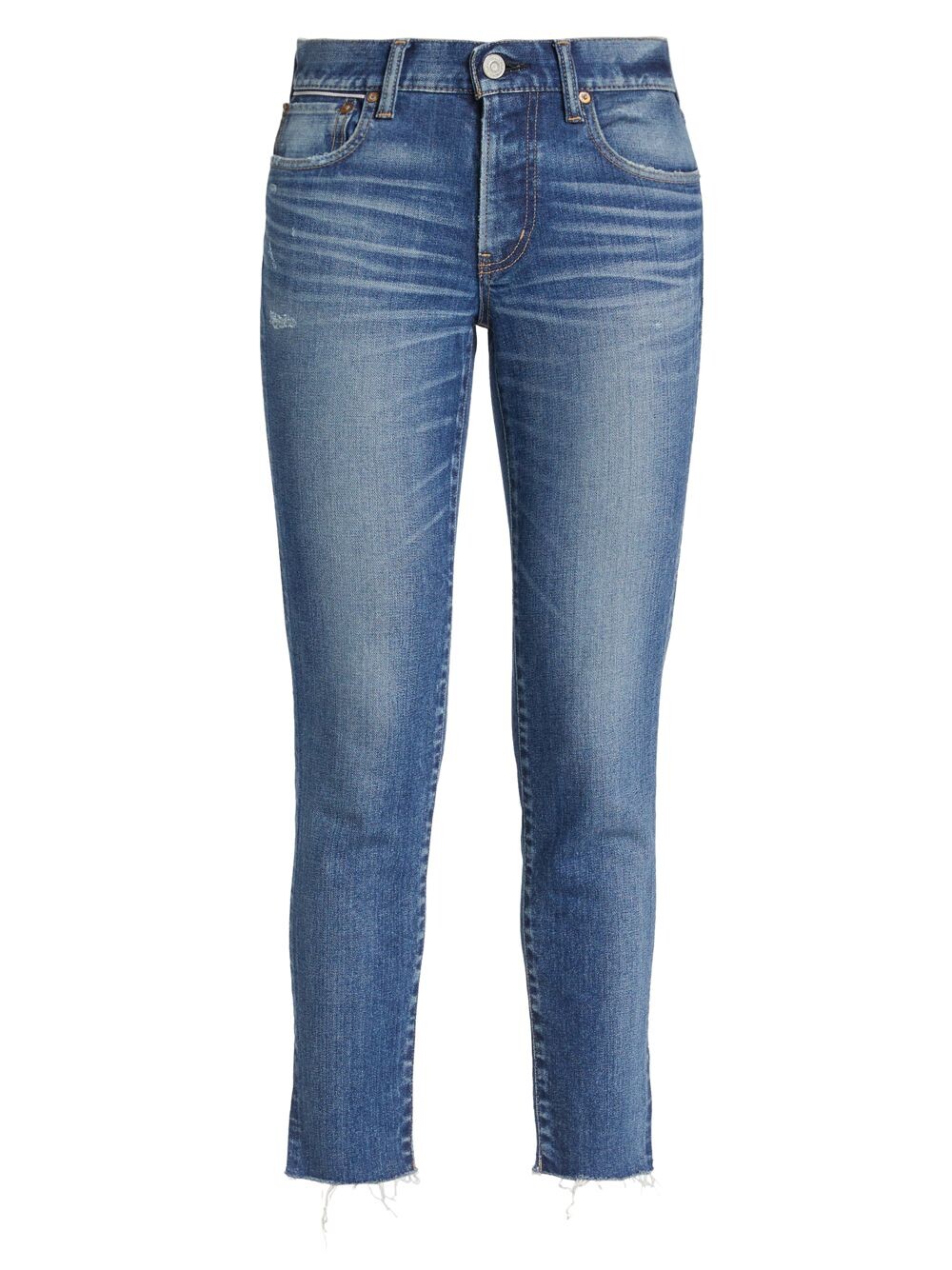 

Укороченные джинсы скинни Appleton Moussy Vintage, синий