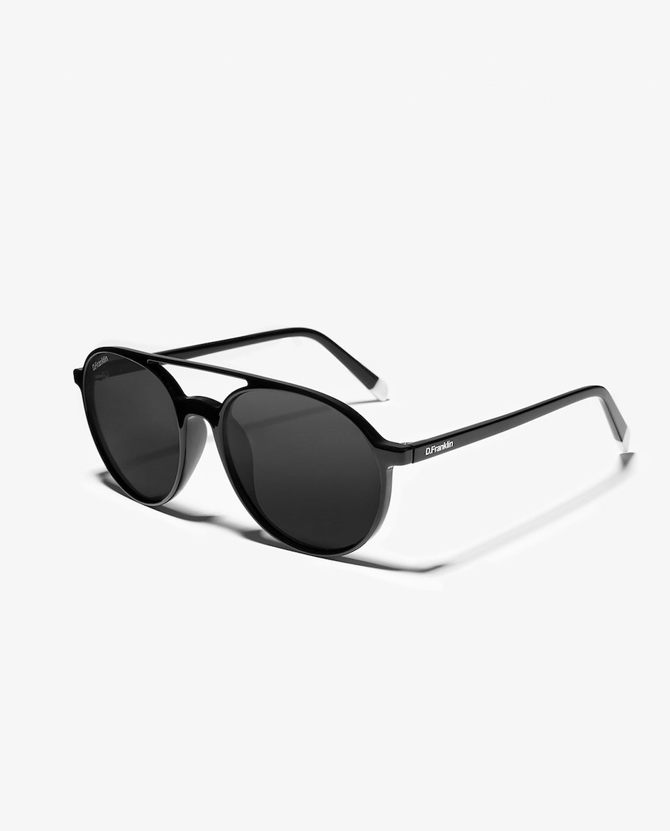Черные солнцезащитные очки-авиаторы унисекс D.Franklin D.Franklin, черный yooap round