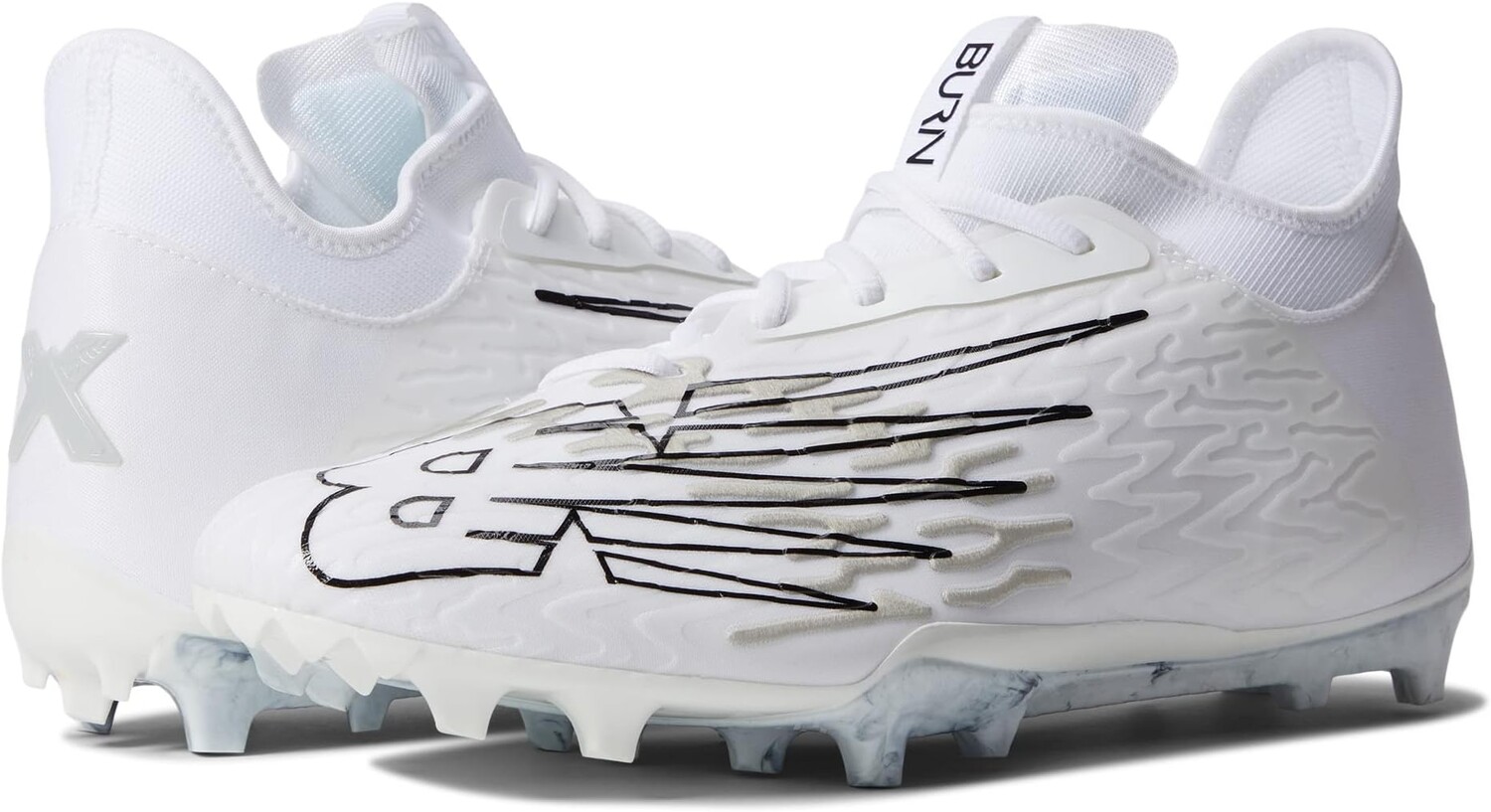 

Бутсы BURNX3 New Balance, цвет White/Dynomite