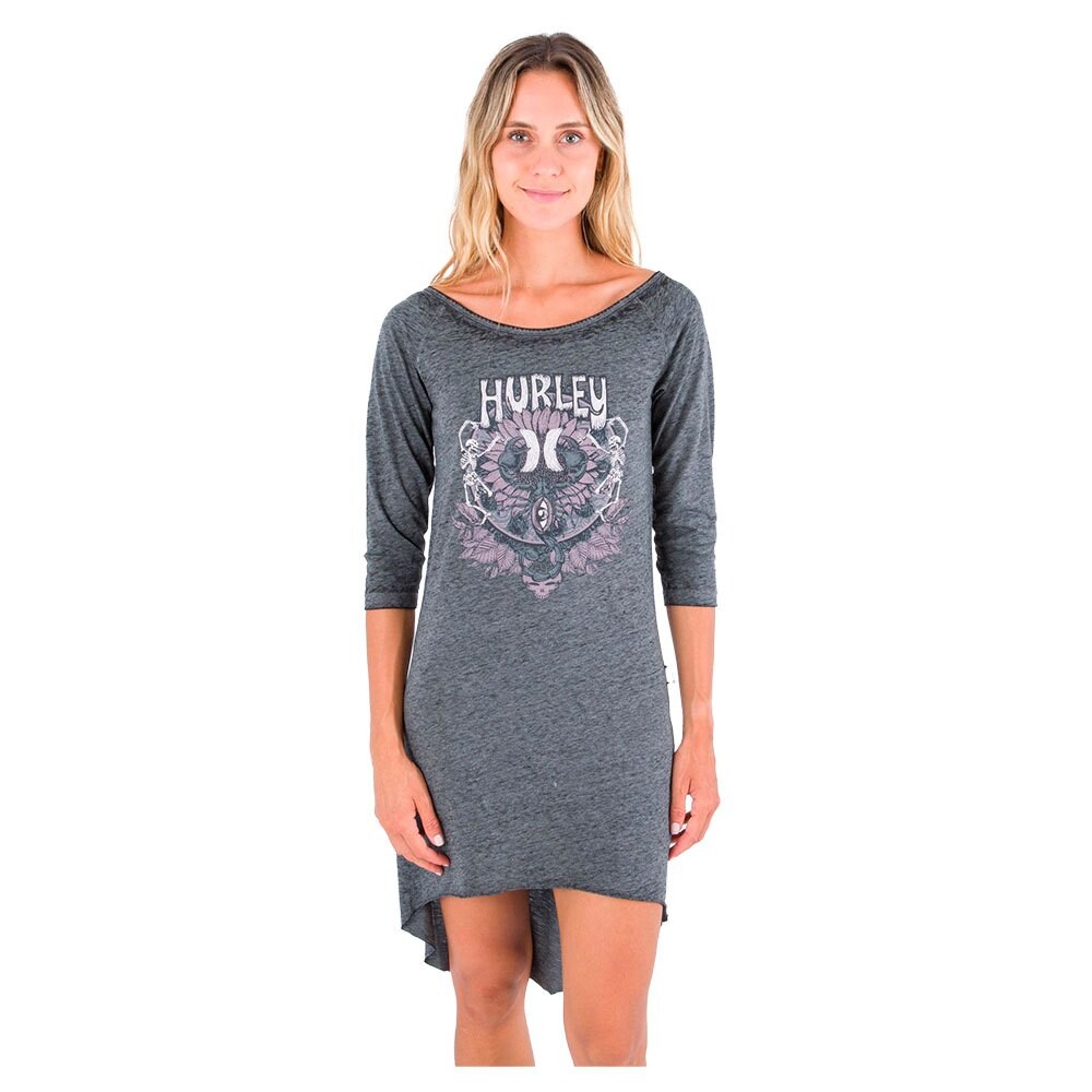 

Платье Hurley Oceancare Mullet Long Sleeve, серый