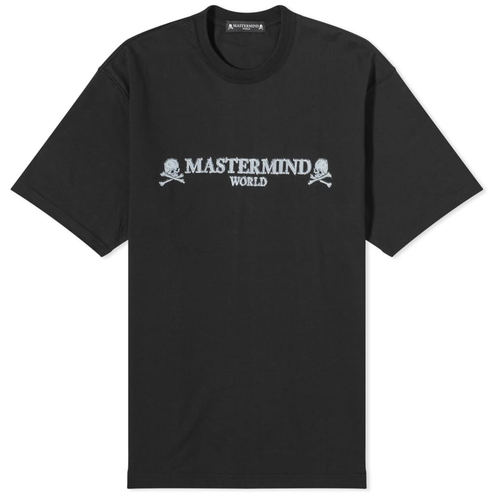 

Футболка с блестящим логотипом Mastermind world, черный