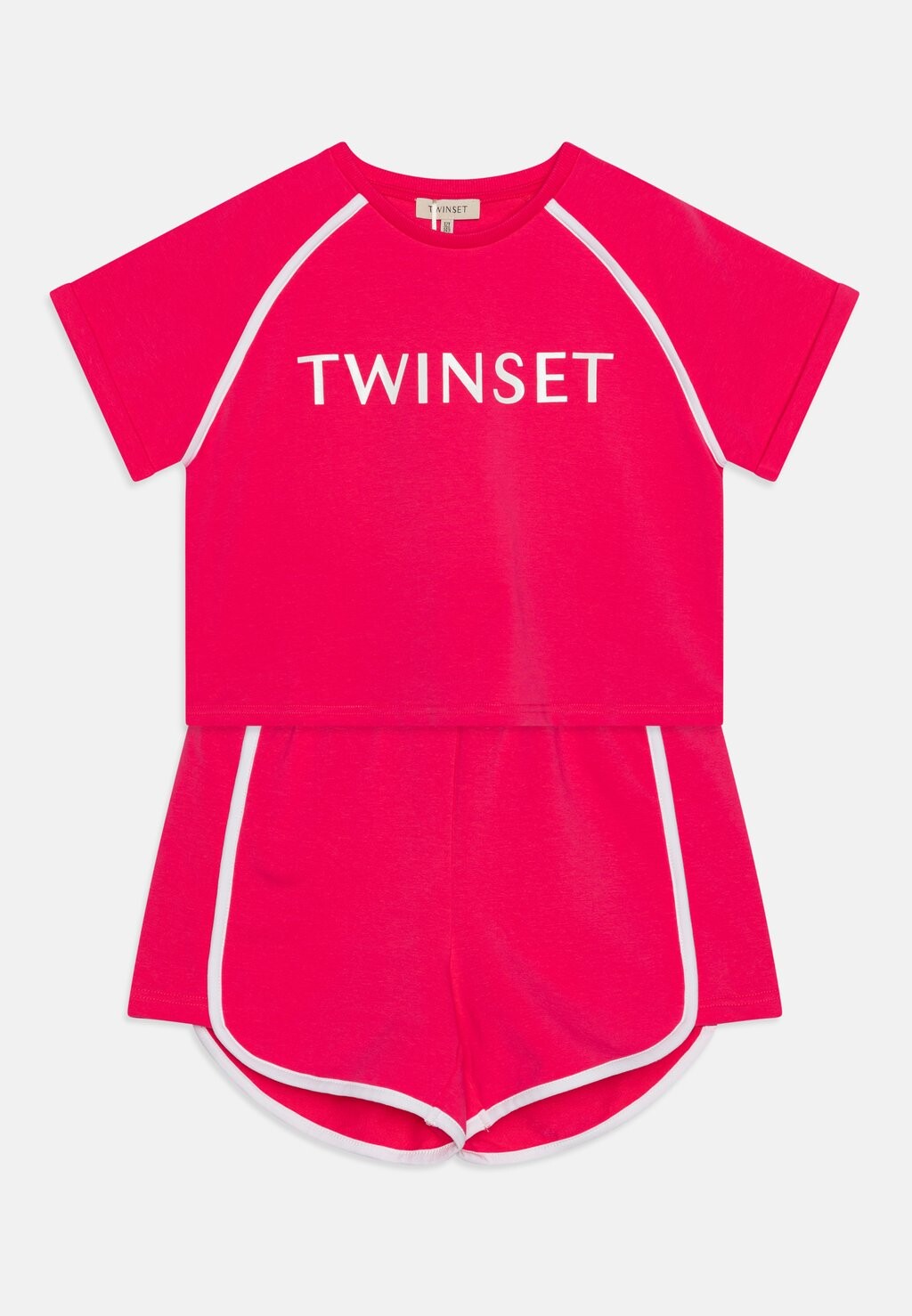 

Футболка с принтом SET TWINSET, розовый