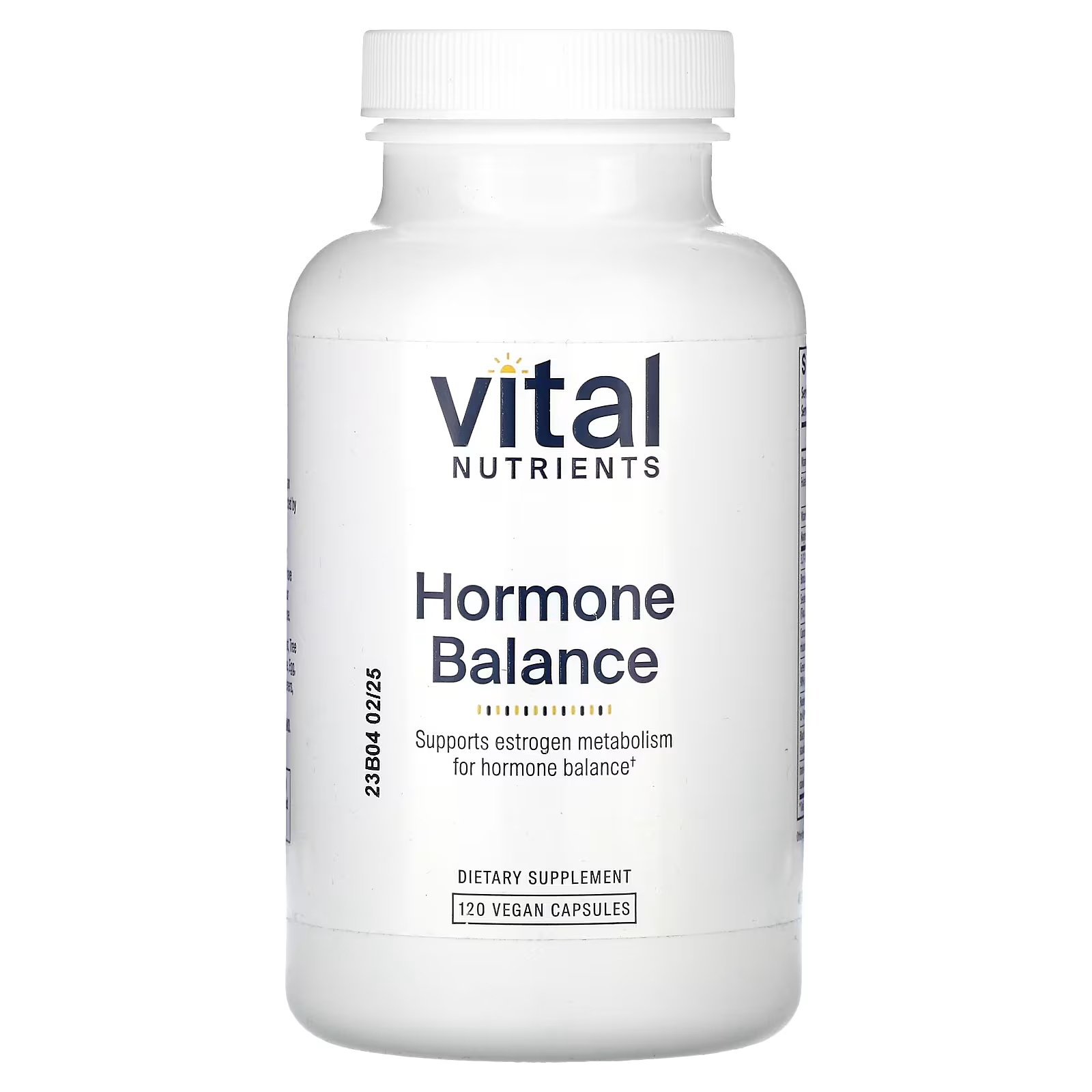Пищевая добавка Hormone Balance Vital Nutrients, 120 капсул витамины для женщин swanson hormone essentials женское здоровье 120 капсул