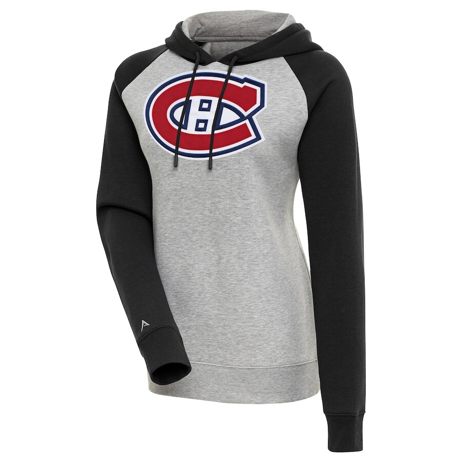 

Пуловер с капюшоном Antigua Montreal Canadiens, серый