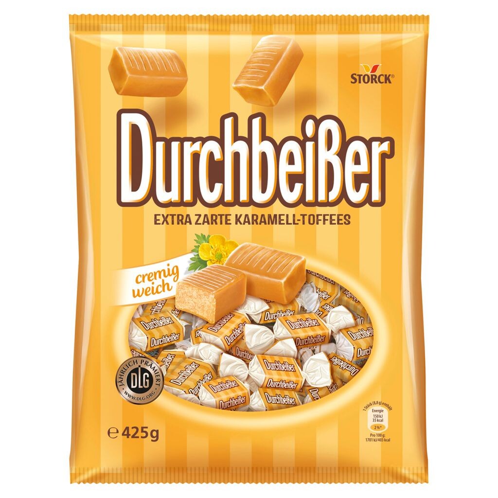 

Storck Durchbeißer Extra Delicate Карамельные ириски сливочно-мягкие 425г