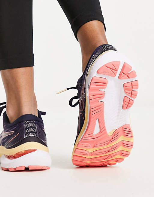 

Темно-фиолетовые и темно-синие кроссовки Asics Running Gel-Kayano 29, Синий