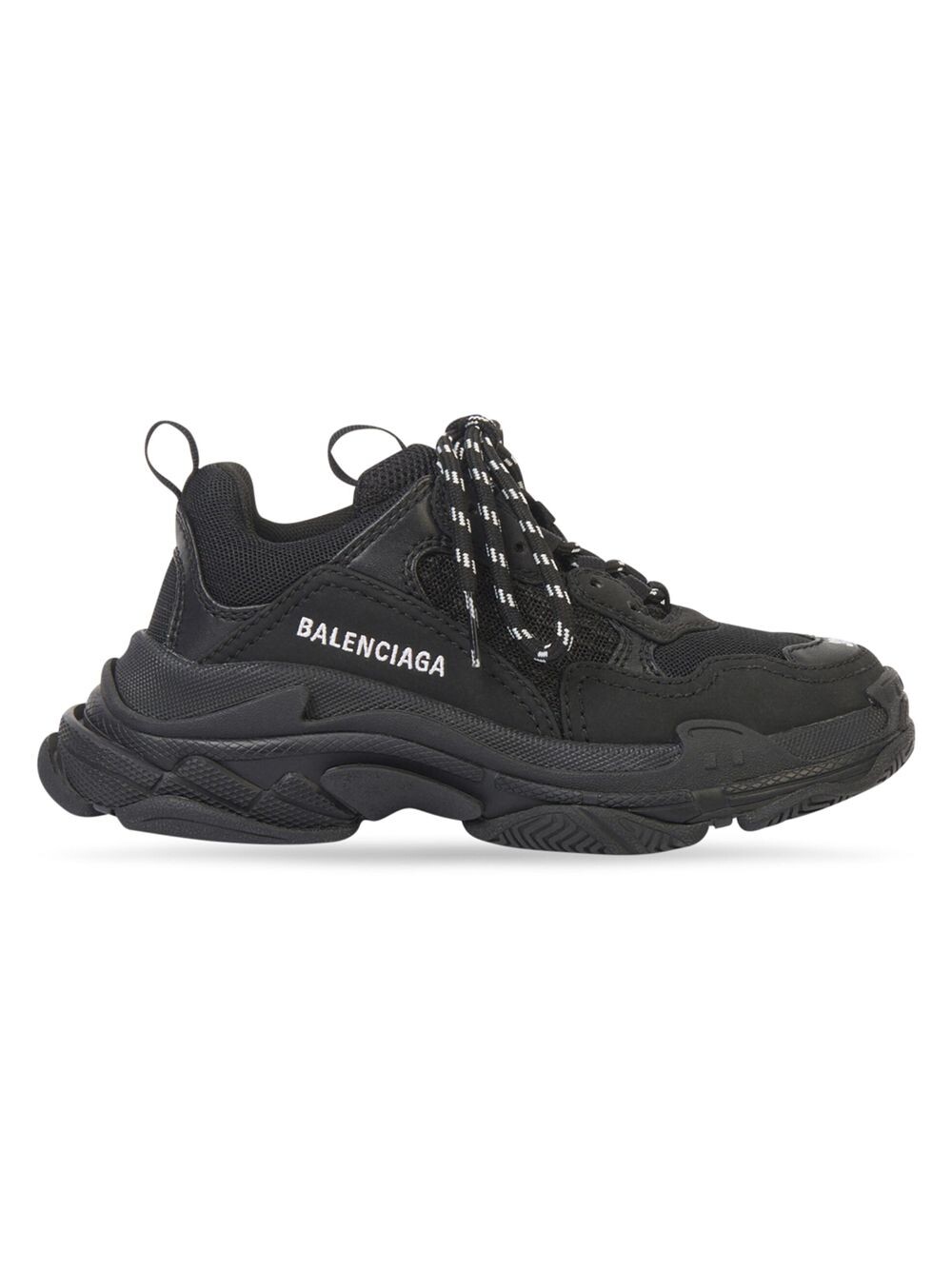 

Детские кроссовки Triple S Balenciaga, черный
