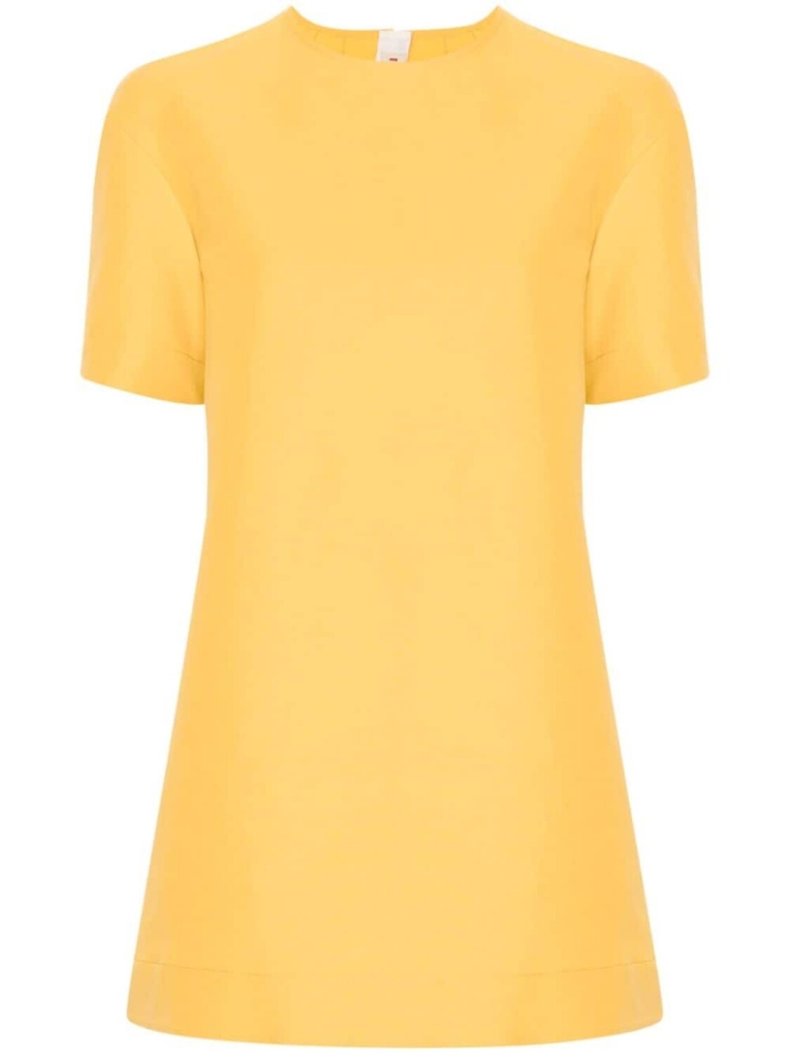 

Marni платье мини из ткани кади, оранжевый