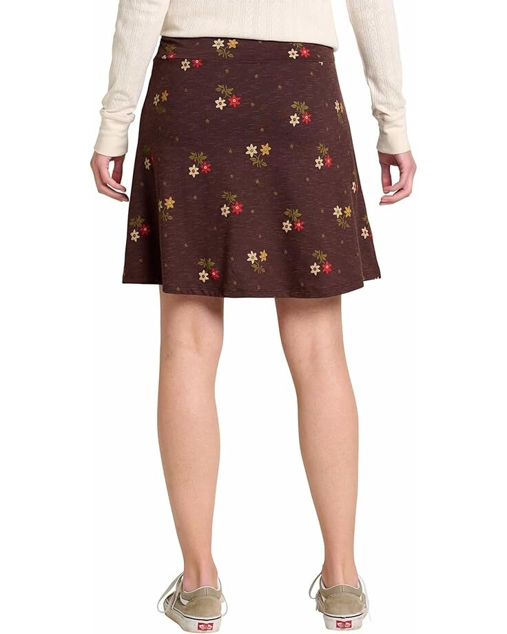 

Юбка Toad&Co Chaka Skirt, цвет Carob Duo Print