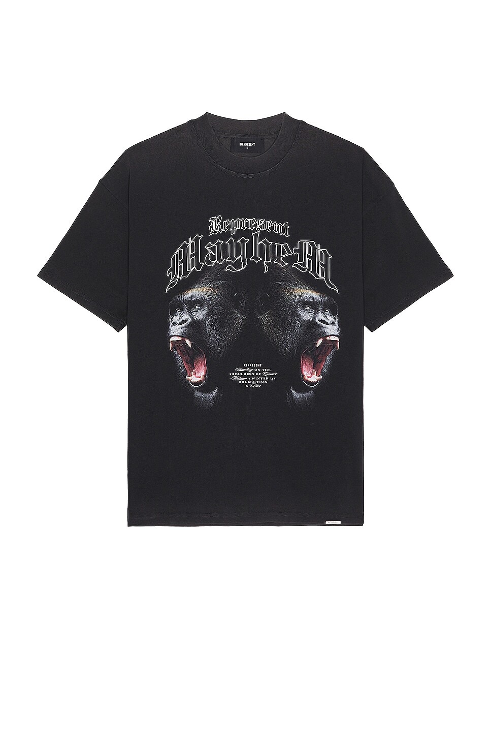

Футболка REPRESENT Mayhem T-shirt, цвет Vintage Black
