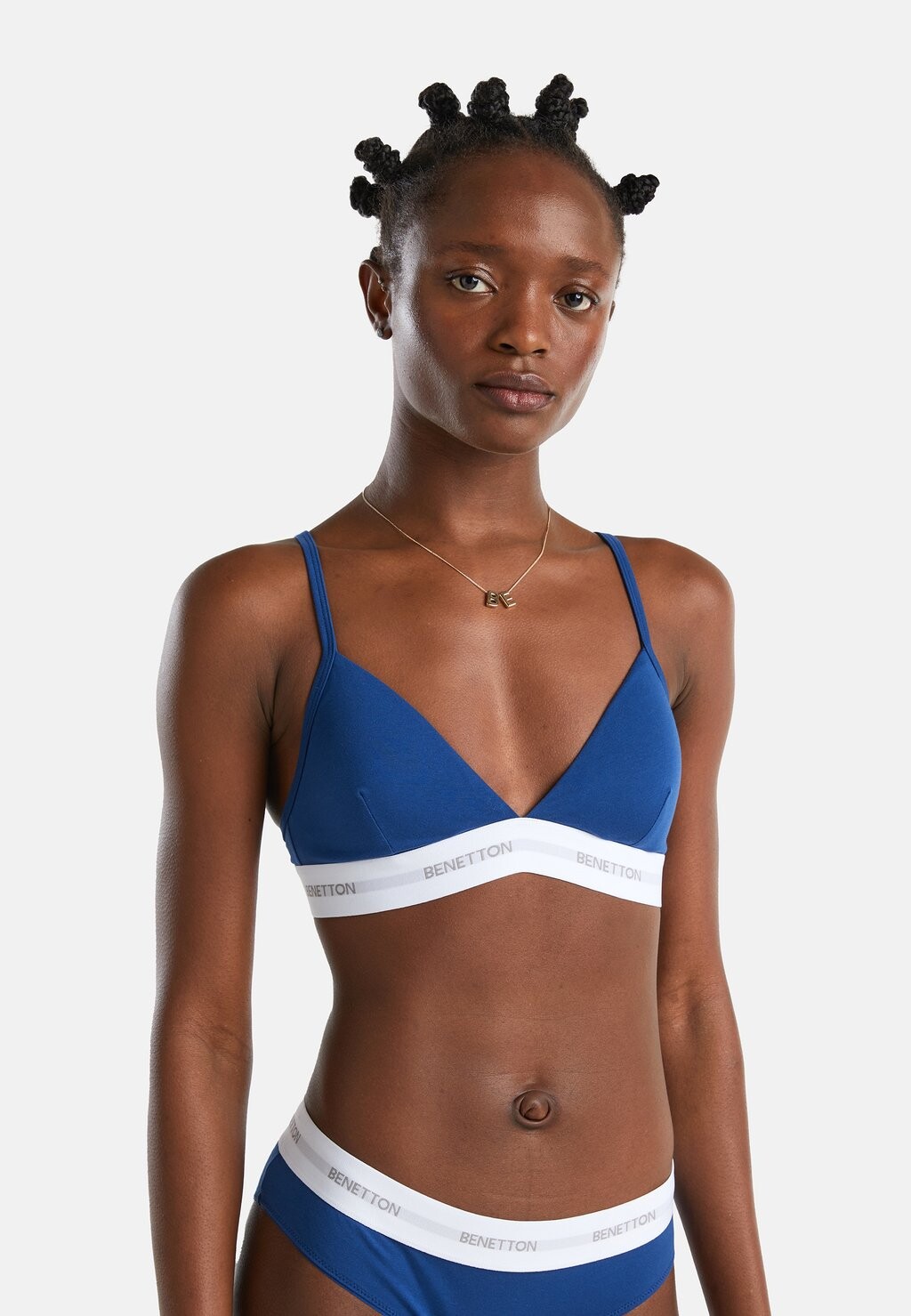 

Бюстгальтер с треугольными чашечками United Colors of Benetton, синий