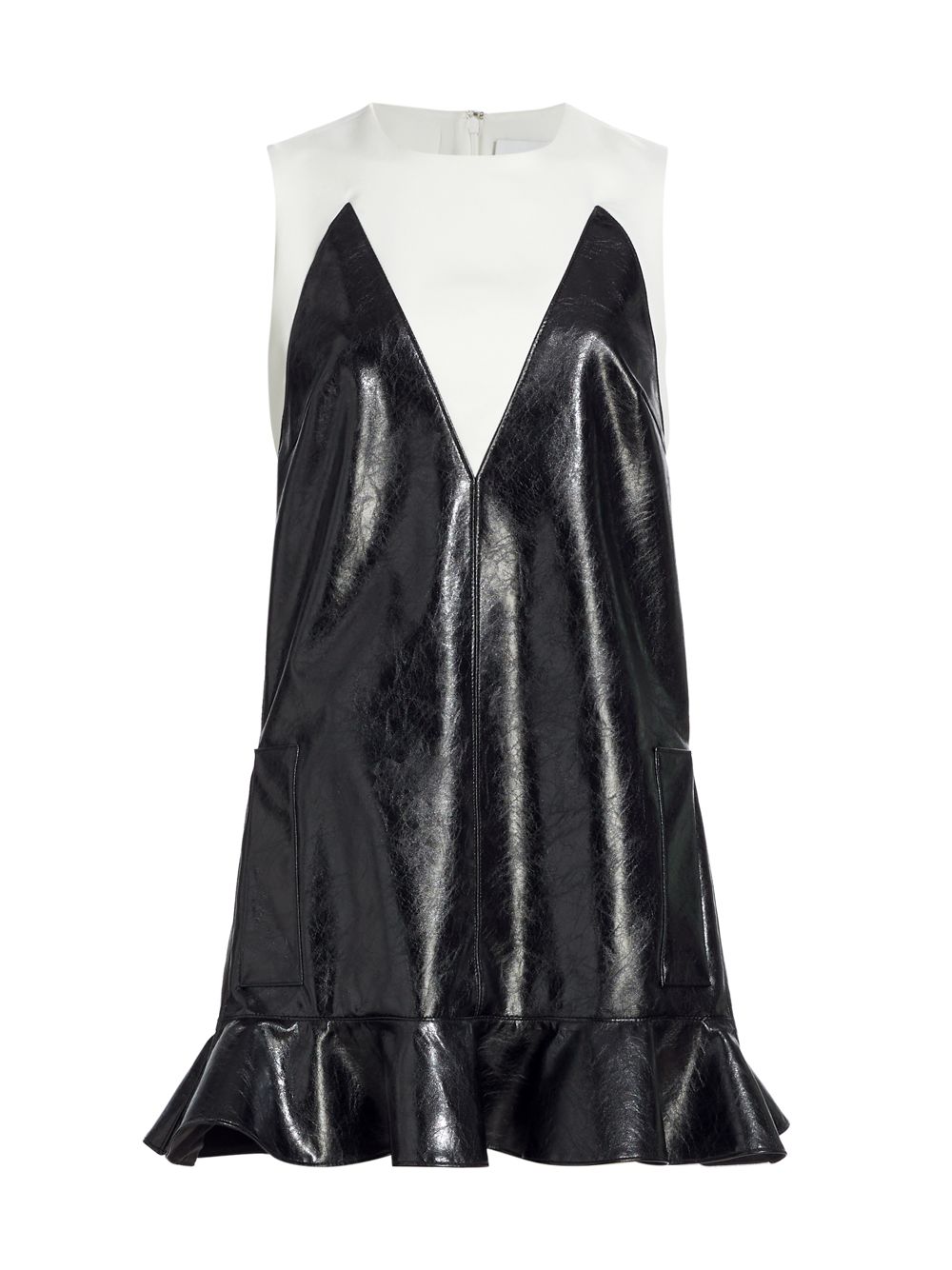Мини-платье Aria из веганской кожи AKNVAS, черный