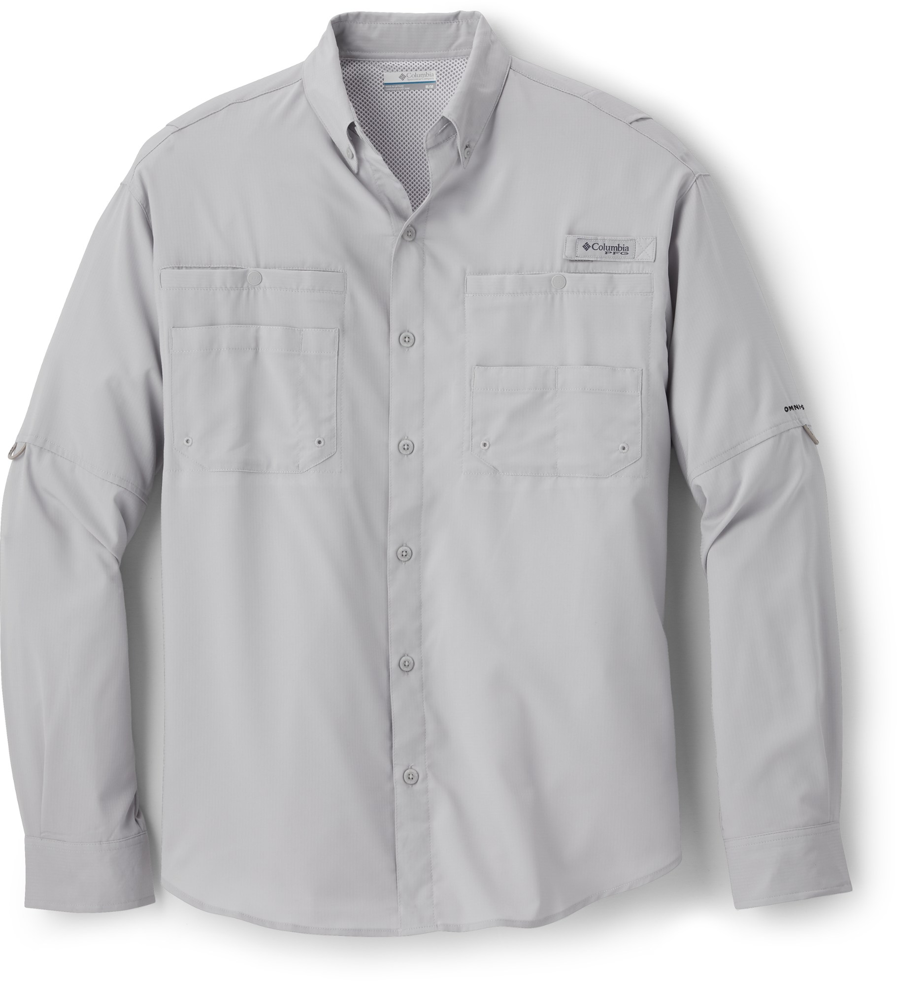 Рубашка с длинным рукавом PFG Tamiami II — мужская Columbia, серый