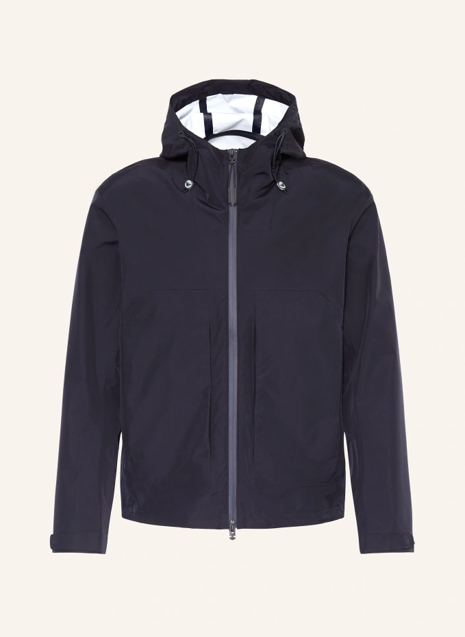 

Дождевик Emporio Armani, синий, Серый