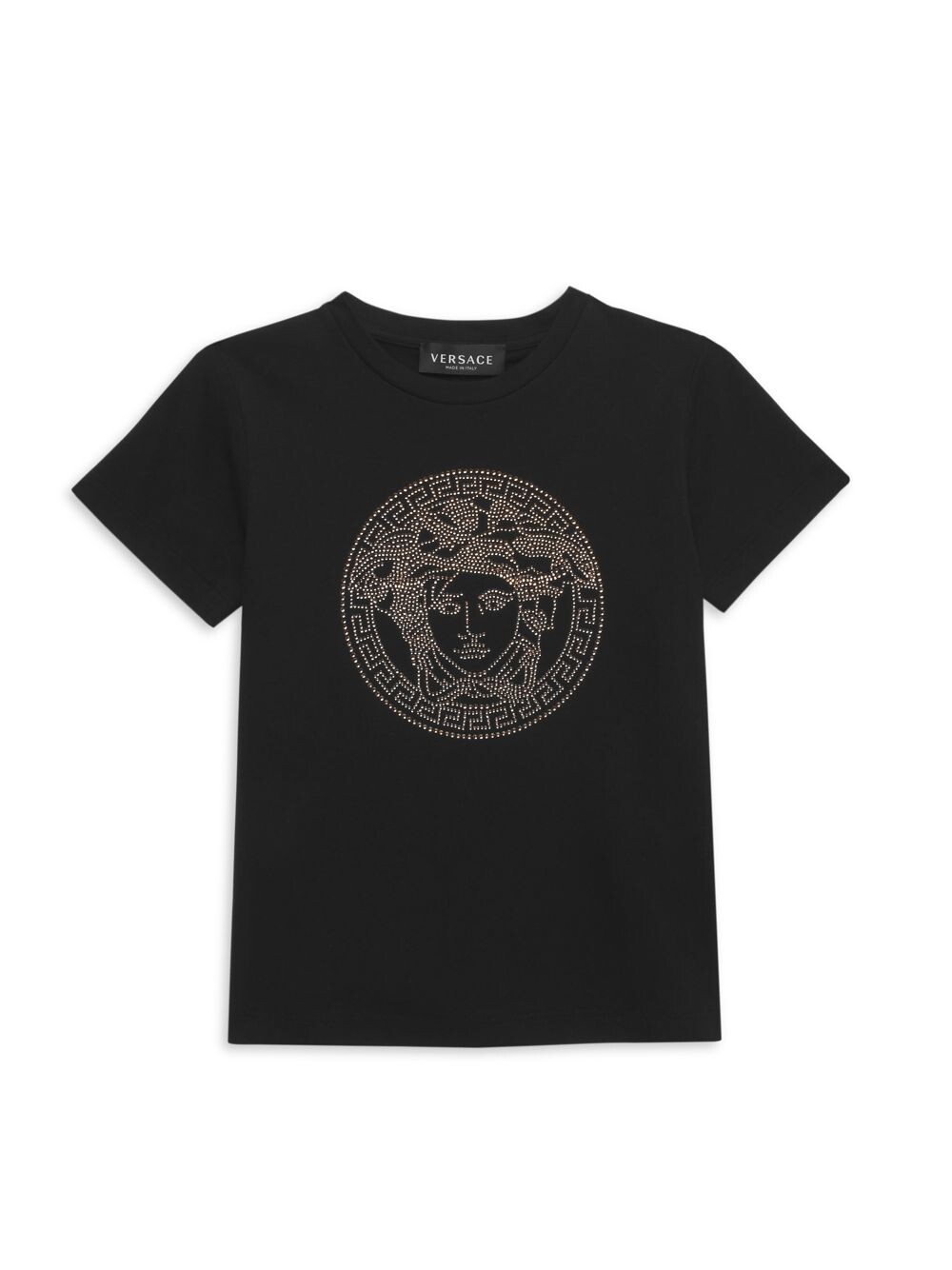 

Футболка Little Kid's & Kid's с головой Медузы Versace, черный
