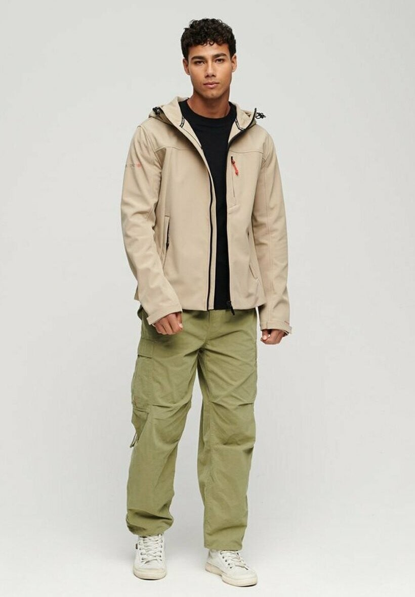 

Куртка Superdry С КАПЮШОНОМ, цвет winter twig beige