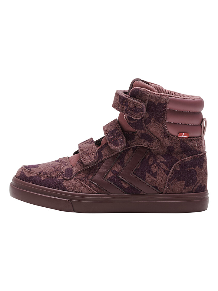 

Высокие кроссовки Hummel Leder Stadil Print Jr, розовый