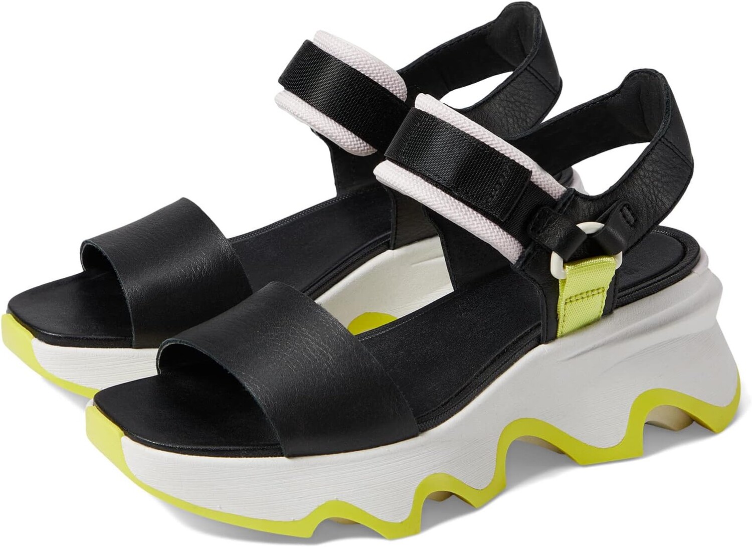 

Босоножки Kinetic Impact Y-Strap High Sandal SOREL, цвет Black/Radiation
