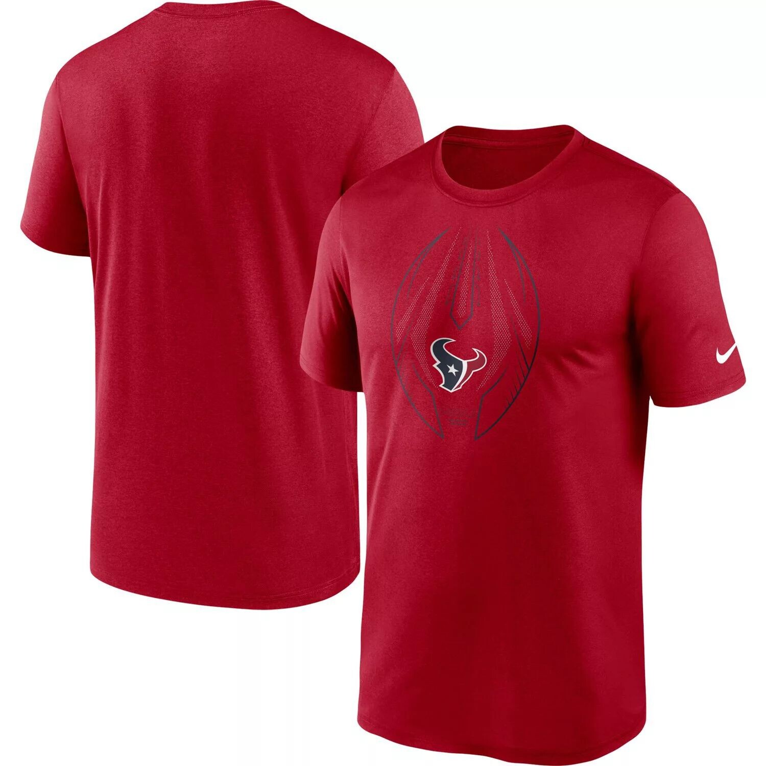 

Мужская красная футболка Nike Houston Texans Team Legend Icon Performance