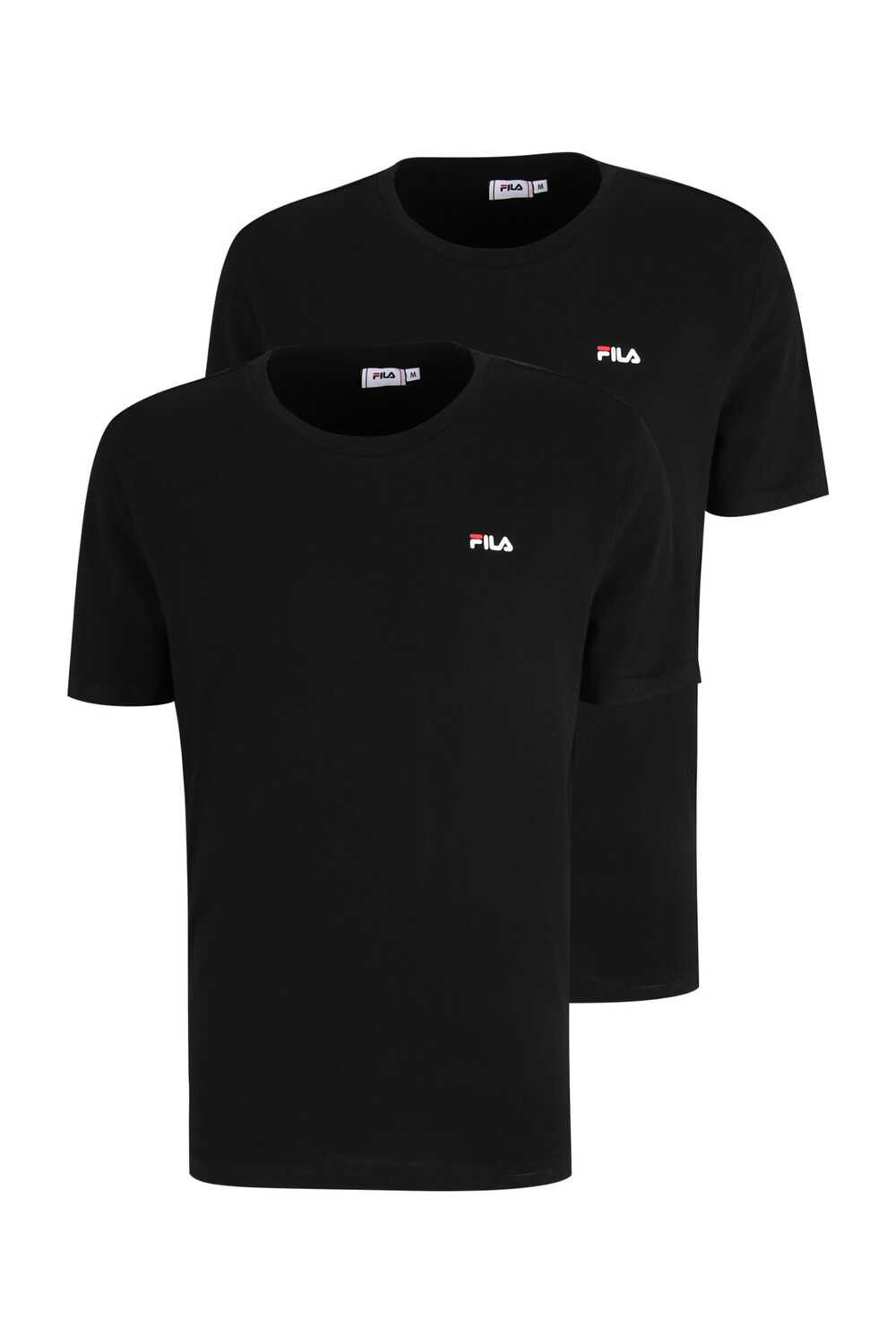 

Мужская черно-черная футболка Fila, черный