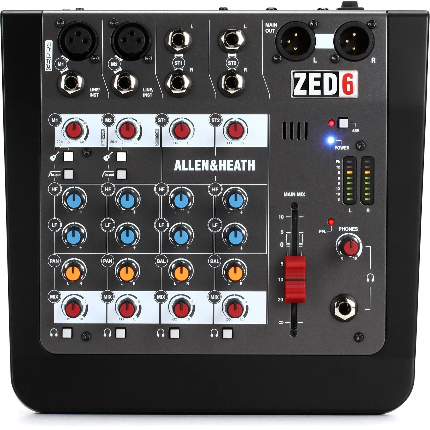 

Allen & Heath ZED-6 4-канальный компактный микшер