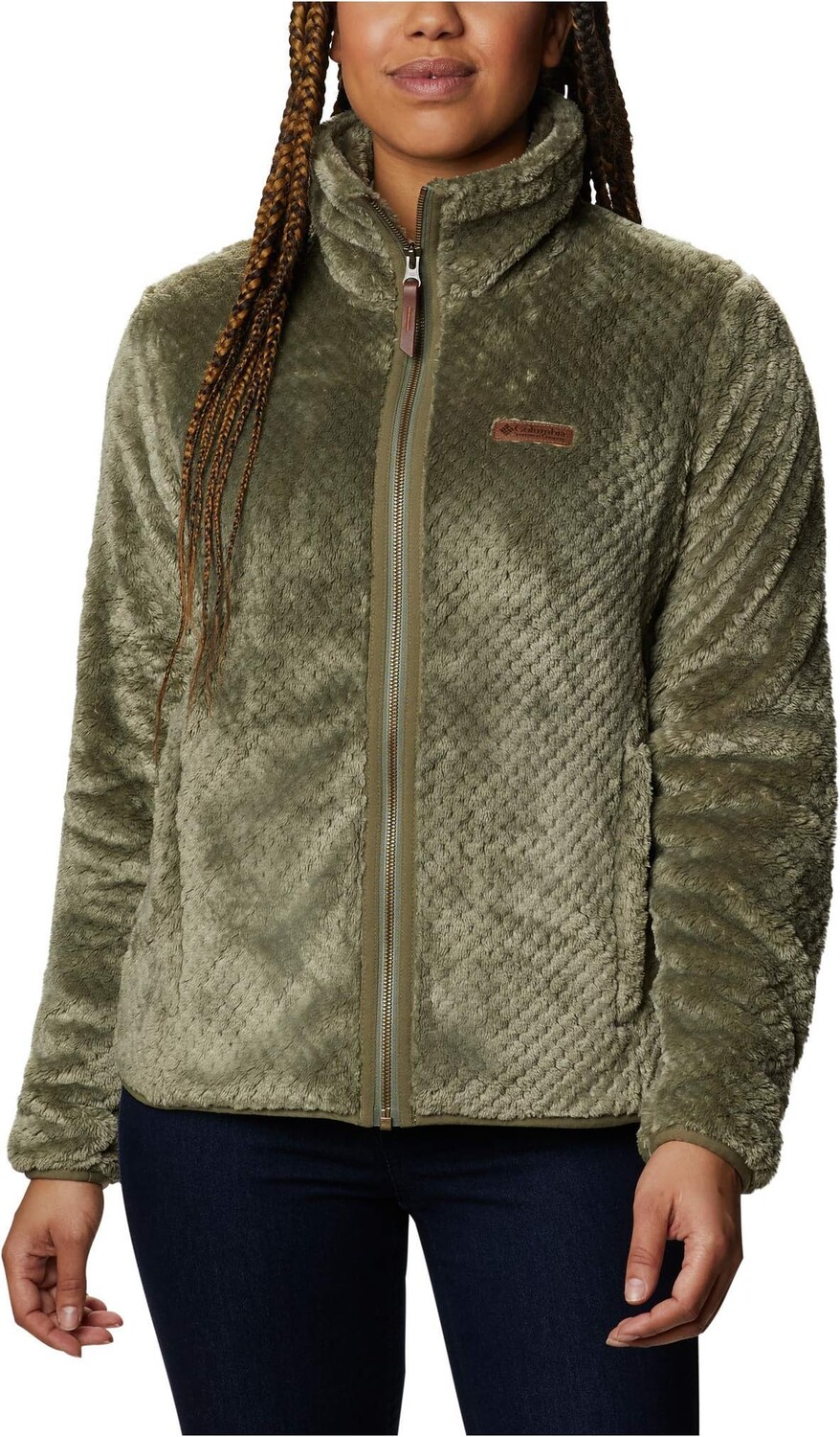

Куртка Fire Side II Sherpa Full Zip Columbia, цвет Stone Green