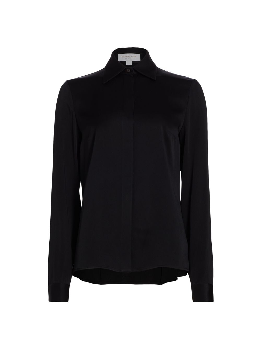 

Рубашка Hansen Charmeuse Michael Kors Collection, черный