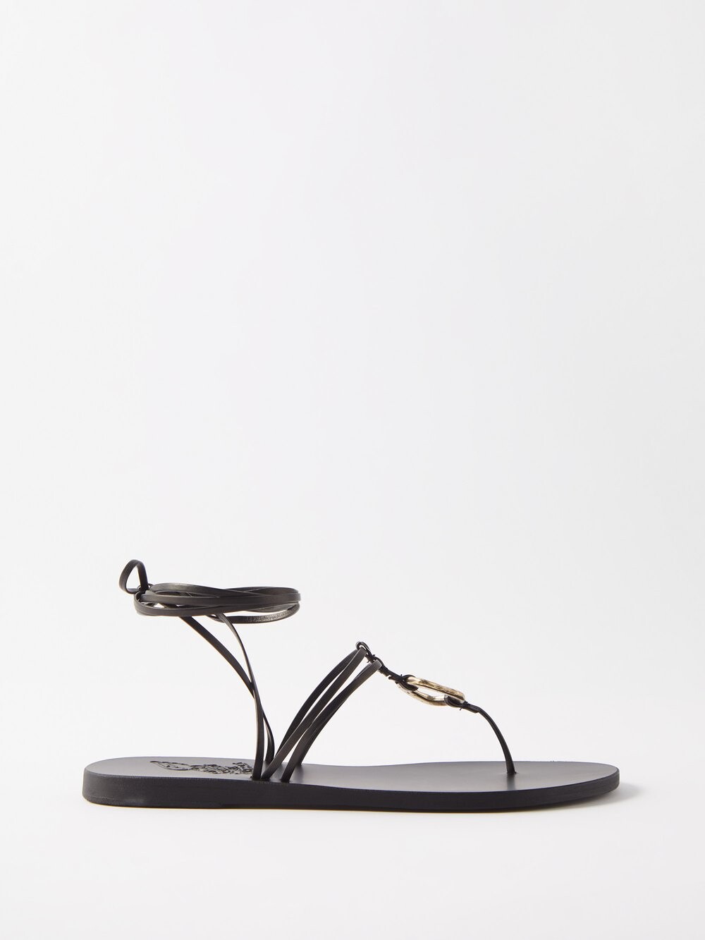 

Кожаные сандалии hephaestus с запахом Ancient Greek Sandals, черный