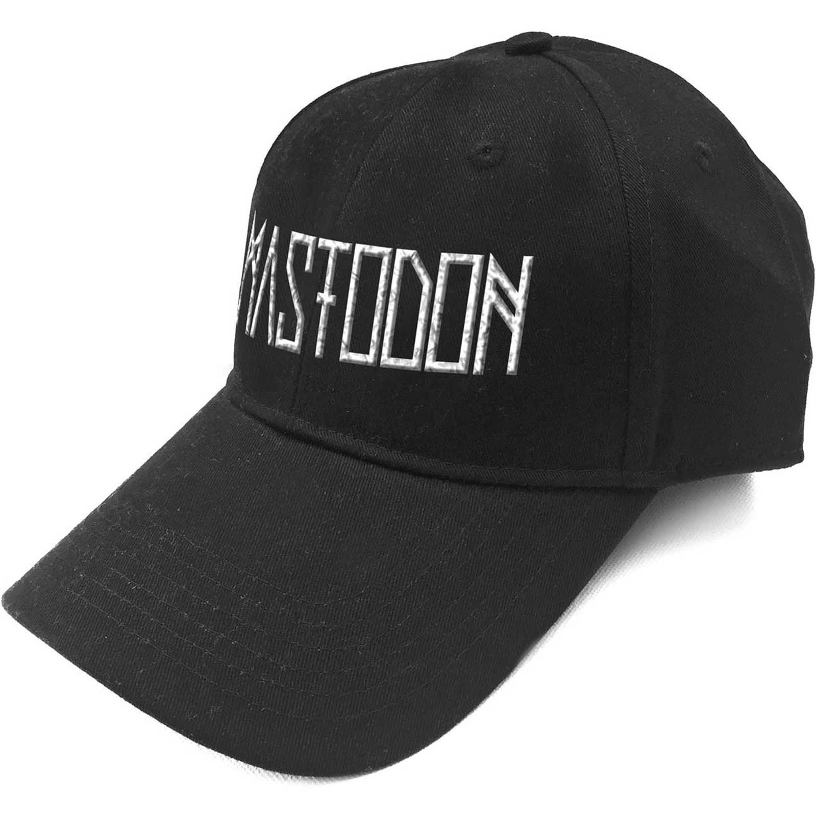 Бейсбольная кепка с ремешком на спине и логотипом Sonic Silver Band Mastodon, черный
