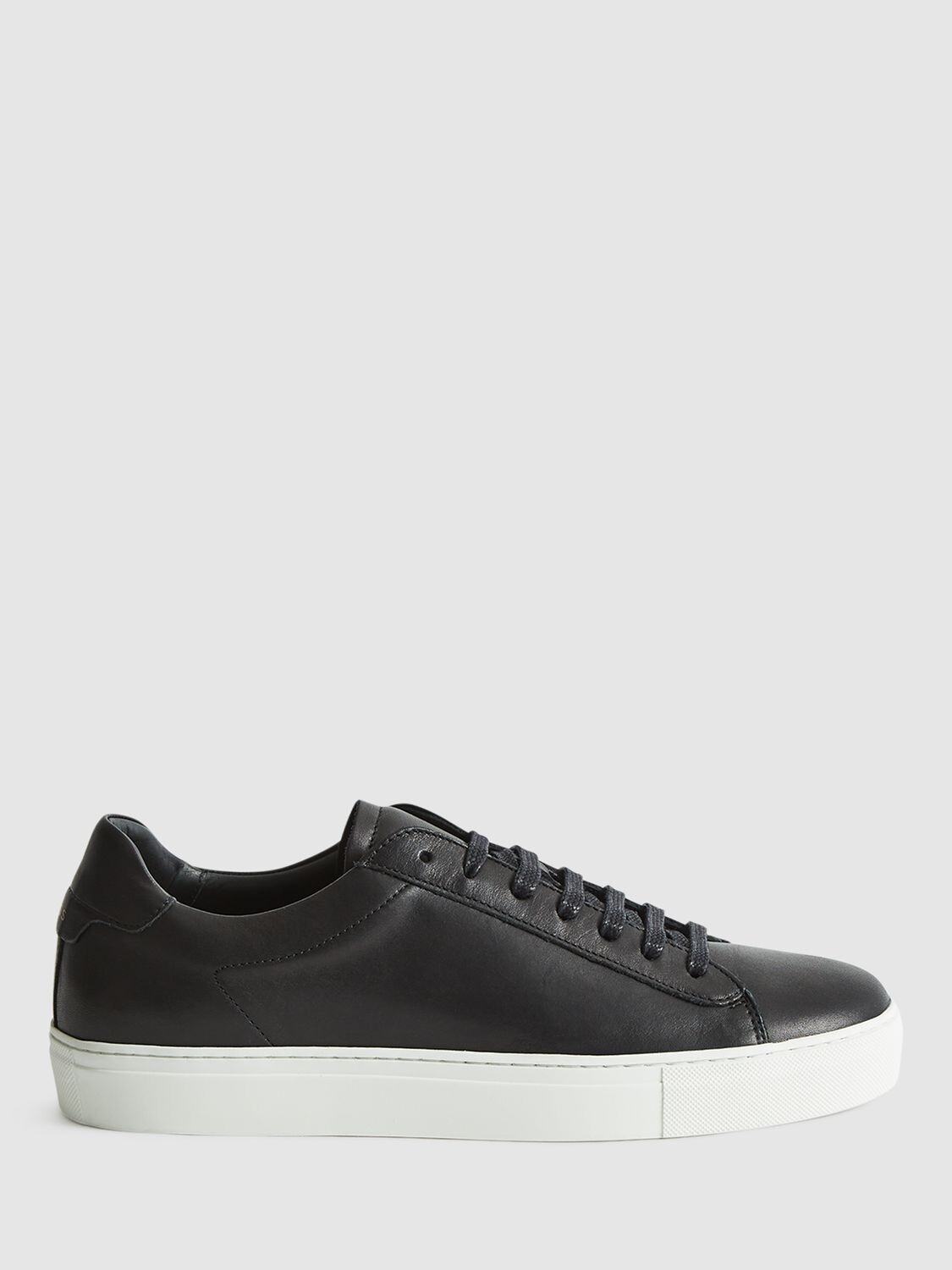 

Кожаные кроссовки Reiss Finely, черные