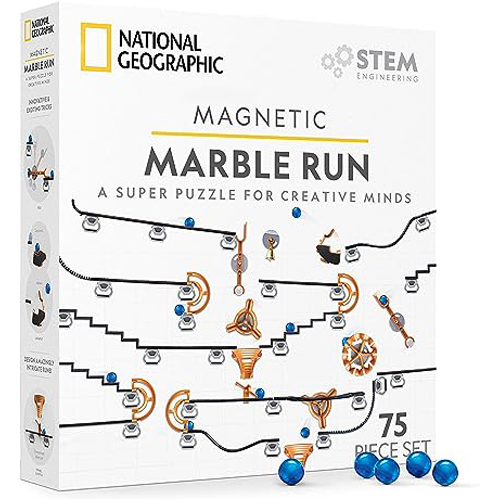 Настольная игра National Geographic Magnetic Marble Run 75Pc