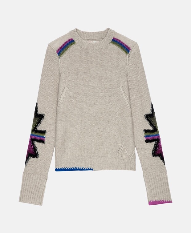 

Кашемировый пуловер Zadig&Voltaire, цвет Oatmeal