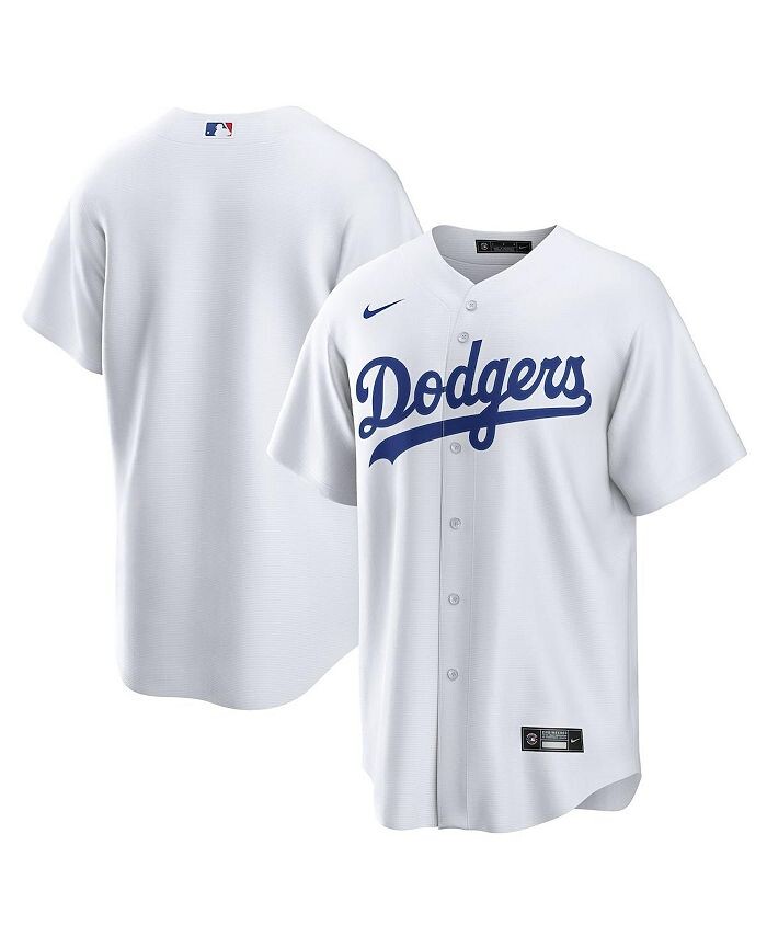 

Мужская белая домашняя футболка Los Angeles Dodgers, реплика команды Nike, белый