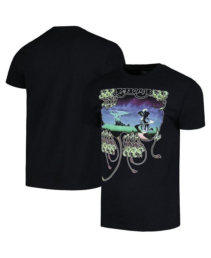 

Мужская черная футболка с рисунком Yes Yessongs Manhead Merch, черный